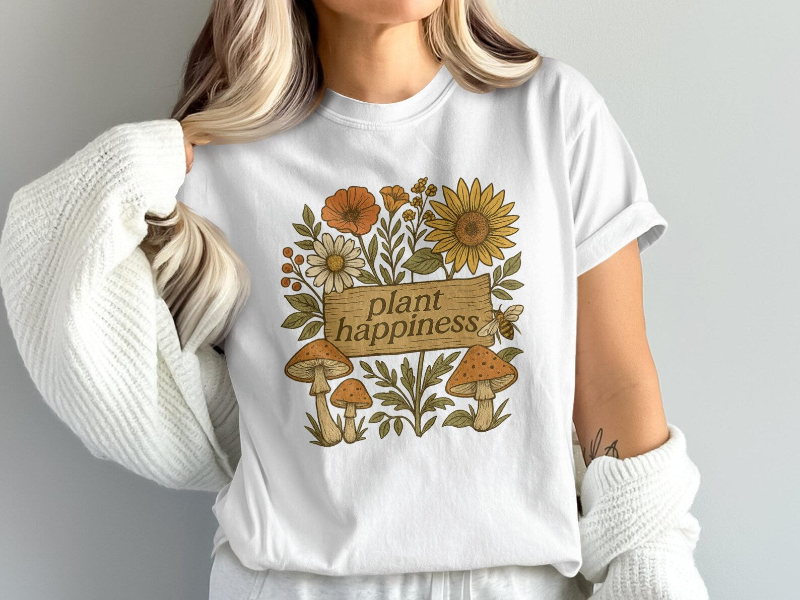 Tricou Oversized BUMBAC 100% Bloom 20